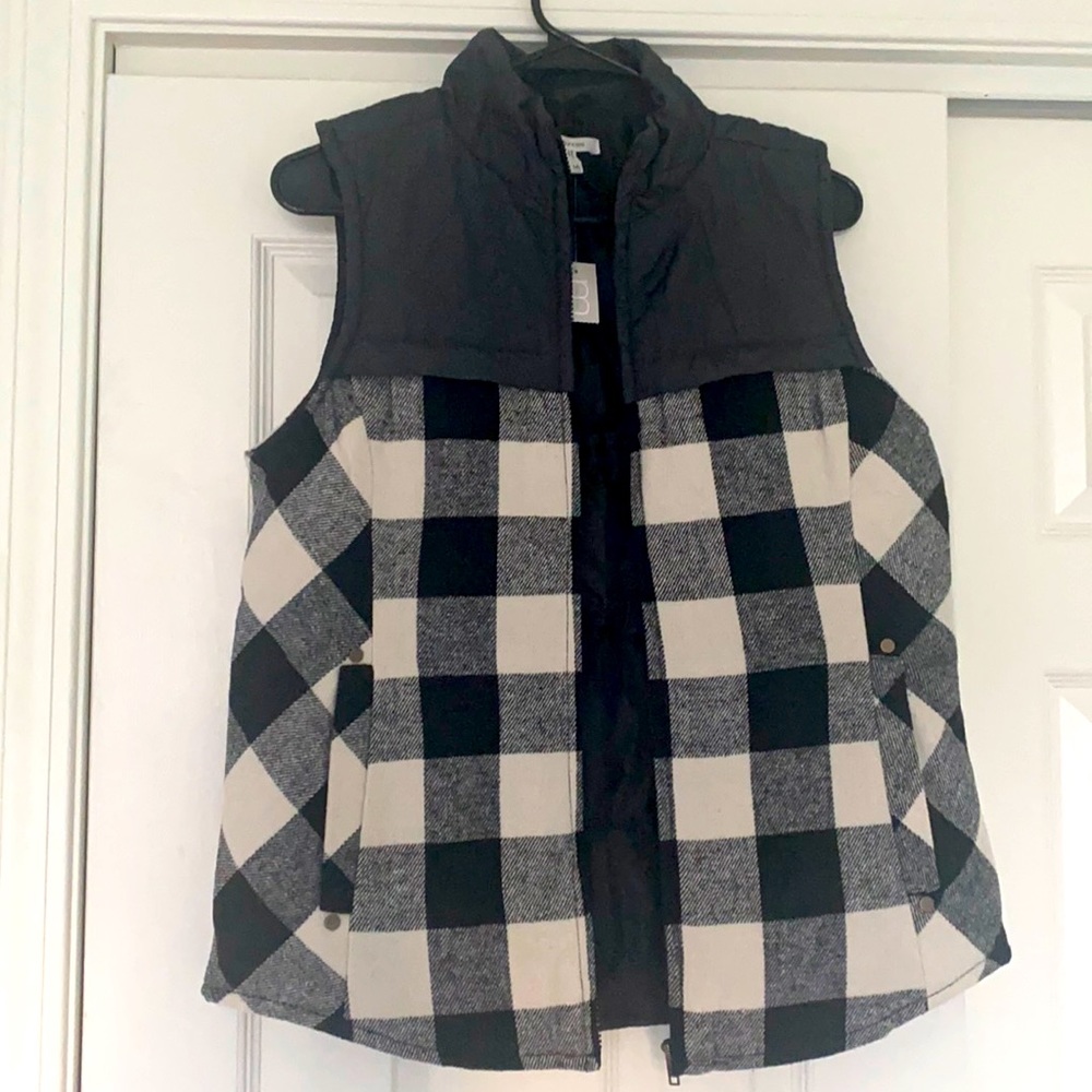 Maurices Buffalo plaid vest